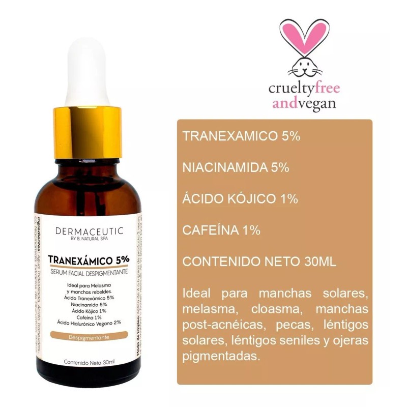 Nuestra Tierra Cosmética Ancestral Kit suero ácido tranexámico y booster
