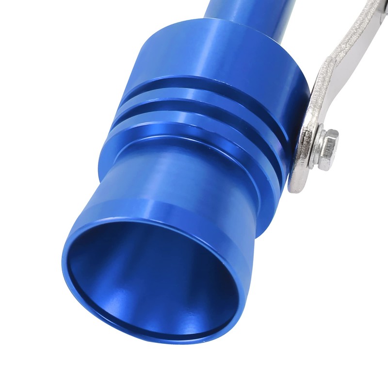 X AUTOHAUX 2pcs XL Size Car Turbo Whistle Aluminum Alloy