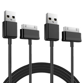 2-Pack 3.3ft Cable 30 Pin Charger &Tablet Charger Cord - for Galaxy Tab 2 10.1/8.9/7.0 Plus,Galaxy Tab 7"/8.9",Note 10.1,GT-N8013,GT-P5113,SGH-I497,SCH-I915,GT-P3113,GT-P3100,SCH-I705,GT-P7510