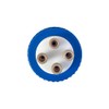 MUHWA Lab Safety 4-Port Cap with 1/4"-28 Thread Inserts Hole