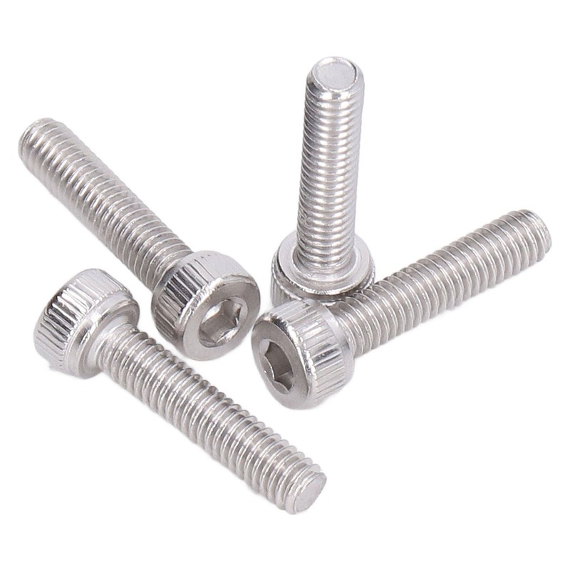 100Pcs Hex Socket Head Cap Screws Galvanized Steel Screw Kit