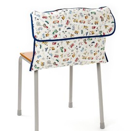 COLORFUL CANDY STYLE N4763200 Disaster Preparedness Hood Cover, Boys, Elementary School, Backrest, Floor Cushion, Stylish, Quilted, Drive Map for Town Cars