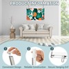 Otoolling 4 Pack 59.4 Inch Poster Rail Hanging Aluminum Clip