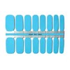 Glam Girl Nails Light Blue Solid Color Nail Polish Strips / Nail Wraps / Nail Stickers