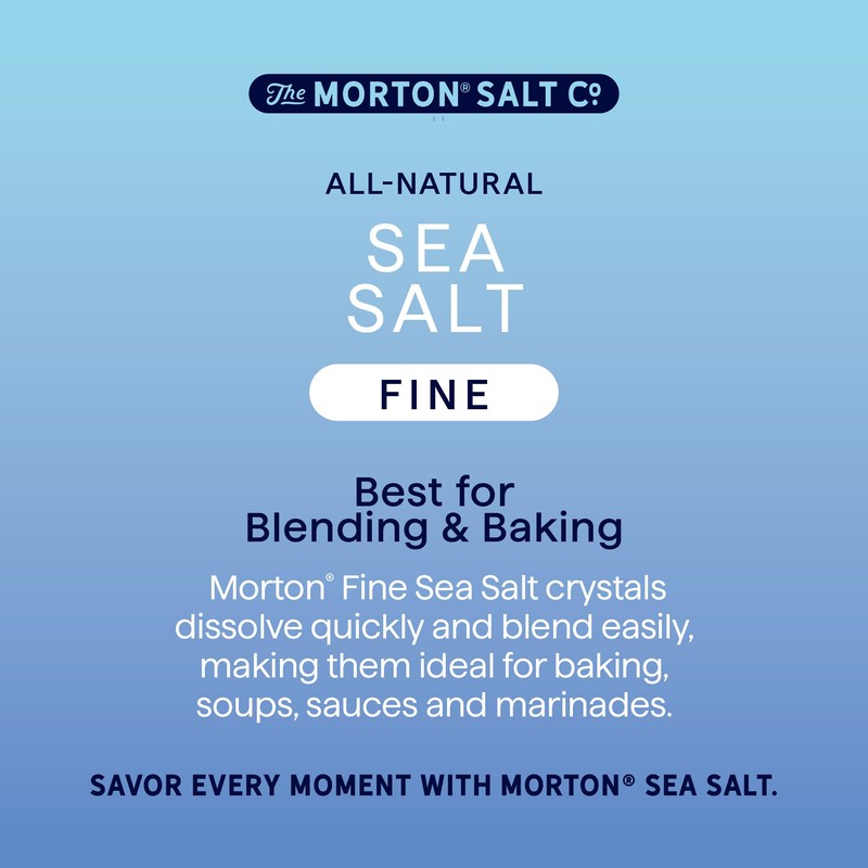 Morton, Sea Salts Set - Fine Sea Salt & Coarse