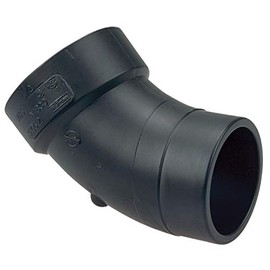 NIBCO Fig No 5806-2, 4 in. ABS DWV 45 Degree Street Elbow Spigot x Hub, Solvent Weld