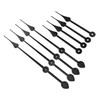 Jojofuny 4pcs Extra Long Silent Clock Movement Hands Replacement Kit