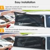 JELLYBABABABY Car Window Shades - Car Sun Screens for Windows