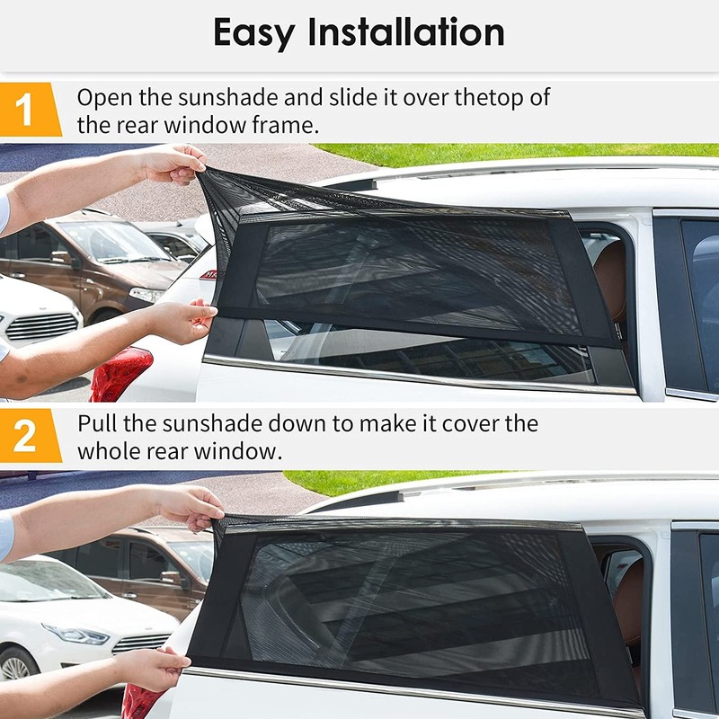 JELLYBABABABY Car Window Shades - Car Sun Screens for Windows
