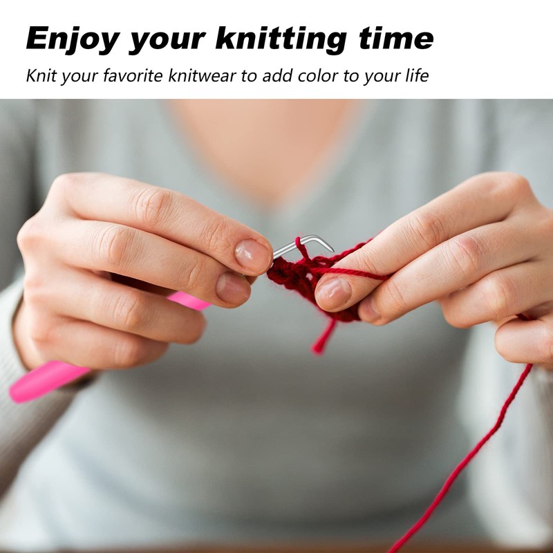 Aulley 1 Set Needle + Hook Crochet for Knitter Knitting