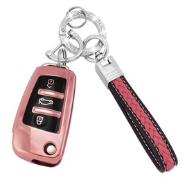 Koaudb Car Key Case Cover Fits, Rose Gold