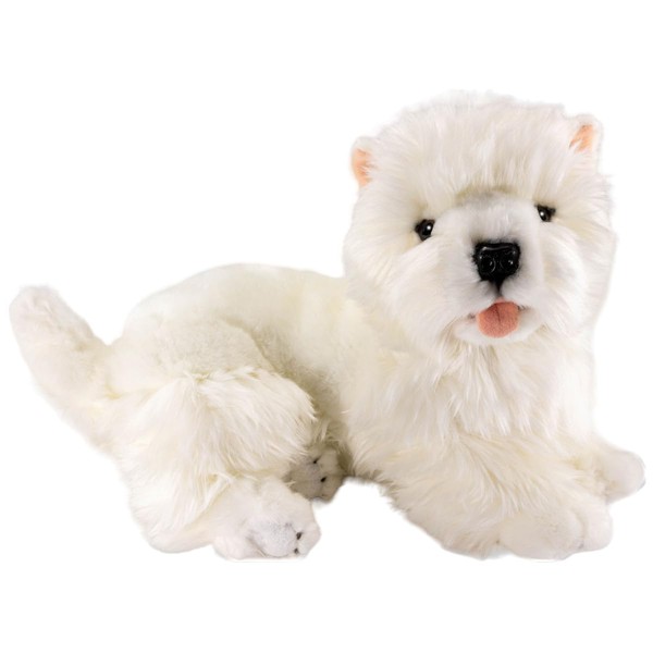 Carl Dick Westie, West Highland Terrier lying 12.5 inches, 32cm,