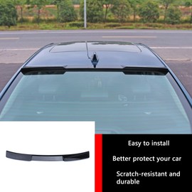 KELEIMAI Car Accessories Fit for Honda Accord 2023 2024 Rear Window Roof Wing Spoiler (Glossy Black) ABS 1 PC