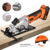 Yunirvana Mini Circular Saw, 20V 3400RPM Professional Cordless Circular Saw,