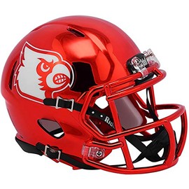 Sports Memorabilia Riddell Louisville Cardinals Chrome Alternate Speed Mini Football Helmet - College Mini Helmets