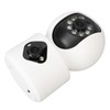 Security Camera Dual Lens HD Night Vision 2 Way Intercom