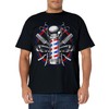 Funny Barber Gift For Men Barbershop Pole Tools Hairstylist T-Shirt