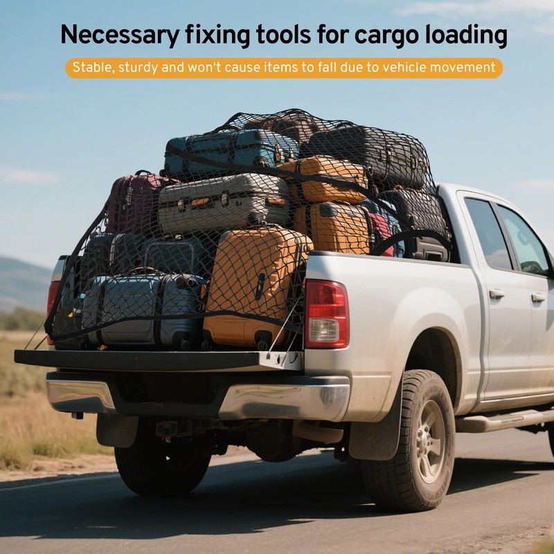 TAUYANG Cargo Net for Pickup Truck Bed for Honda Ridgeline