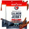 SeaBear Traditional Wild King Salmon Jerky 2-Pack Smoked Salmon Jerky,