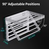 HIIMIEI Tier Organizer Wall Mounted Tie Rack Tie Holder Organizer
