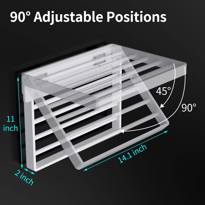 HIIMIEI Tier Organizer Wall Mounted Tie Rack Tie Holder Organizer
