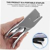 GRIRIW Hand Grips Needleless Stapler Holds 20 Sheets Metal Pliers