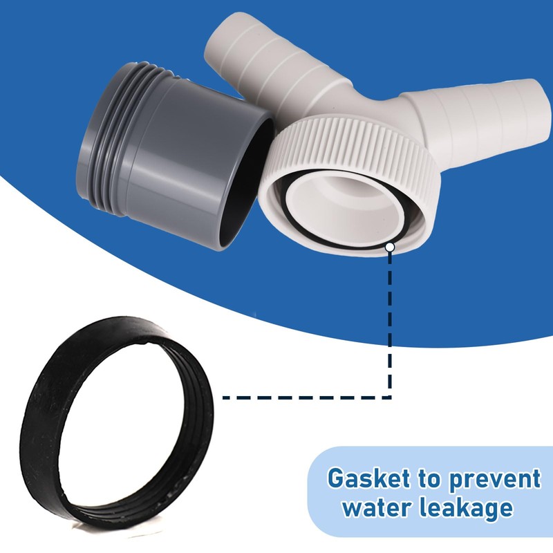 Washing Machine Drain Adapter, Washing Machine Drain Double Connection, Pipe