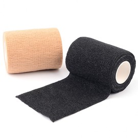 Large 7.5cm Sports Compression Bandage Sports Bandage Black 4ea