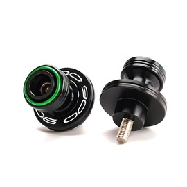 LLIDFONK Für Kawasaki Z900 Z 900 Z900RS Z900SE Z900ABS Z900 RS SE ABS 2017-2024 2025 Aluminium M8 Motorradzubehör Schwinge Spulen Schieber Stand Schrauben (Grün)