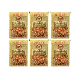 Chief Chow Mein Seasoning Pack of 6 (Pack of 6 Chow Mein)