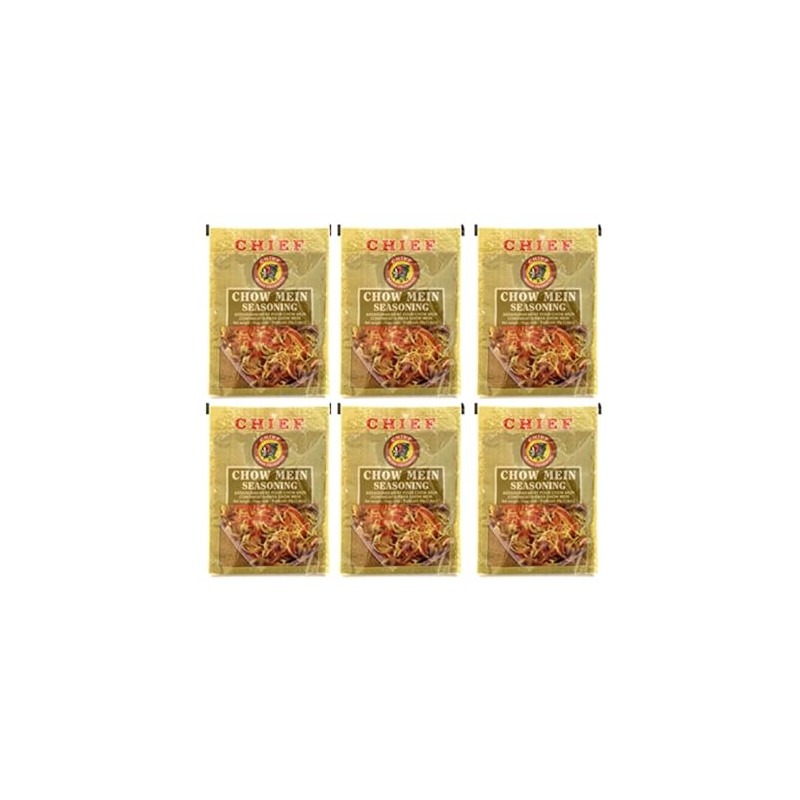 Chief Chow Mein Seasoning Pack of 6 (Pack of 6
