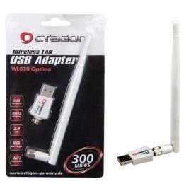 Octagon 300 Mbit WL038 USB 2.0 Wlan Stick + 5db Antenne WL018