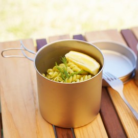 Belmont BM-094 Titanium Cooker Deep 4-Piece Set (Case Included) Made in Japan Tsubame Sanjo