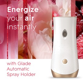 Glade Automatic Spray Refill, Air Freshener for Home and Bathroom, Blooming Peony & Cherry, 6.2 Oz
