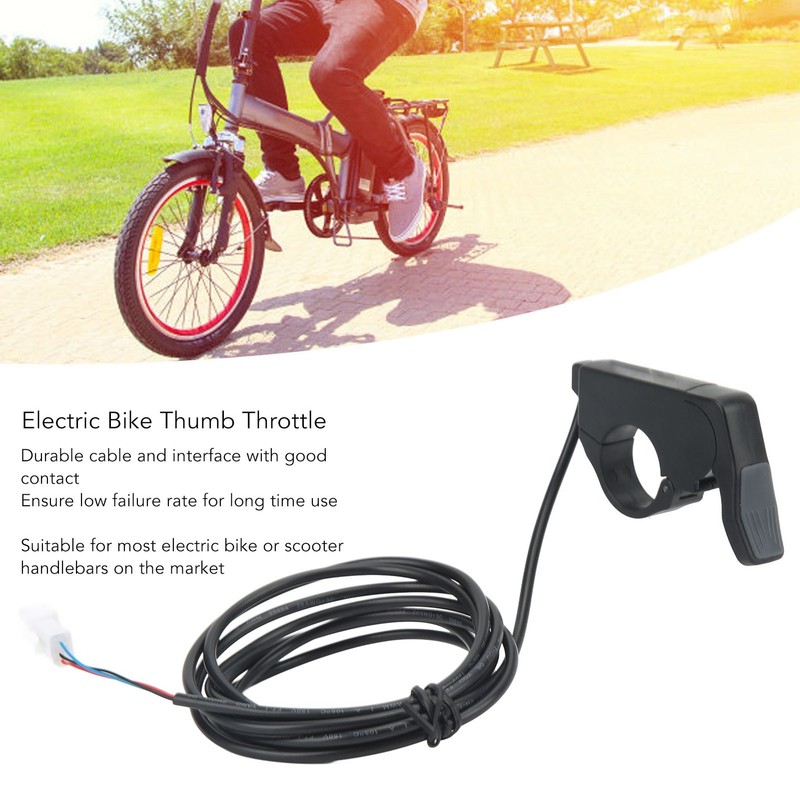 Electric Bike Thumb Throttle Left Right Universal Wearproof Skid Resistance
