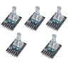 Hailege 5pcs 360 Degrees Rotary Encoder Module Brick Sensor Switch