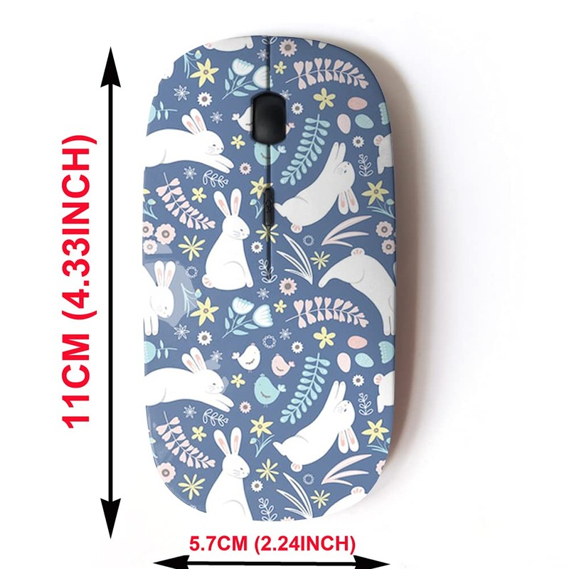 2.4G Wireless Mouse with Cute Pattern Design for All Laptops
