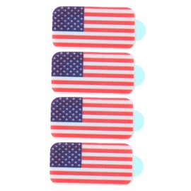 Tofficu 4 Pcs American Flag Camera Covers Peeping Sliding Webcam Protector for Laptop Resistant