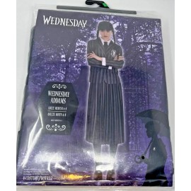Unbranded Wednesday Addams Adult Small 2-4 Costume Comes With (Dress , Blazer) - New (C28)