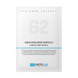 Histolab [20% discount] Histolab Aqua Hyaluronic Ampoule Complex Sheet Mask 62 30g 10 sheets / [20%할인] 히스토랩 아쿠아 히알루론 앰플 컴플렉스 시트마스크 62 30g 10매
