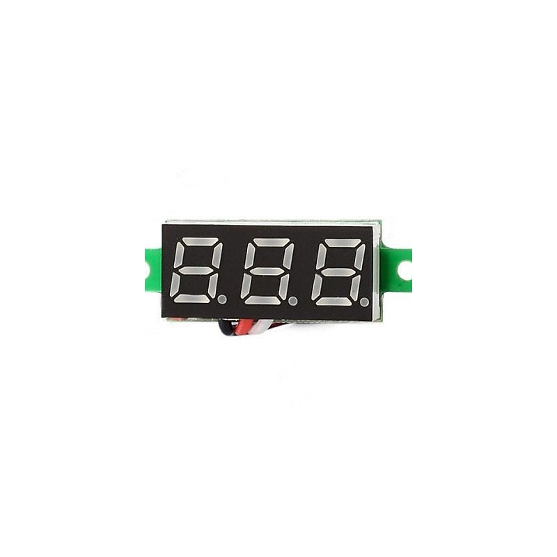 MCIGICM Voltage Tester, 2.5V-30V Mini Digital DC Voltmeter with 0.28