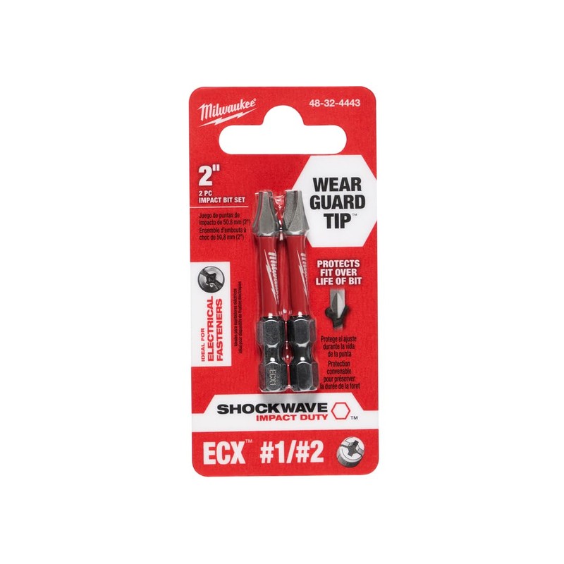 MILWAUKEE ELEC TOOL 48-32-4443 2" Ecx PWR Bit Combo