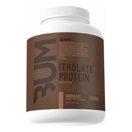 Raw CBUM Itholate Protein 5LB | Aislado de Suero Microfiltrado | Sabor Chocolate | 76 Porciones | Alta en Proteína, Baja en Carbohidratos