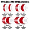 LiteMark 4" Red Durable Vinyl Marking Tape - High-Visibility Gloss
