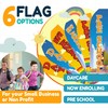 Now Enrolling Flag Only Yellow Lettering without Poles
