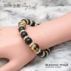 Blessing M'style Natural Stone, Strongest Four God Beast Bracelets, Gold