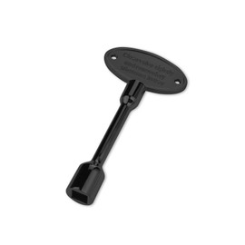 Universal Gas Valve Key, Universal Valve Key for Gas Fireplaces, Fits 1/4" and 5/16" Replacement Gas Valve Stems, for Fire Pit and Fireplace, Outdoor Gas Fireplace (Black)