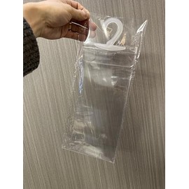 dlrmucy 2 PCS Handicap Placard Holder, Ultra Transparent Disabled Permit Protective Cover with Large Hanger, Professional Handicap Placard Holder for Auto.