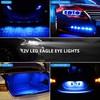 JRQLOV 4Pcs 23mm COB DC 12V Eagle Eye LED Car