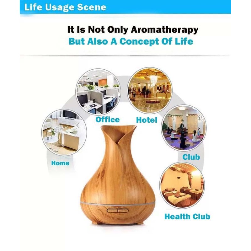 Smart WiFi Wireless Essential Oil Aromatherapy Diffuser, Compatible with Alexa